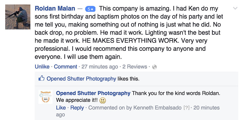 Opened Shutter Photography | Reviews
